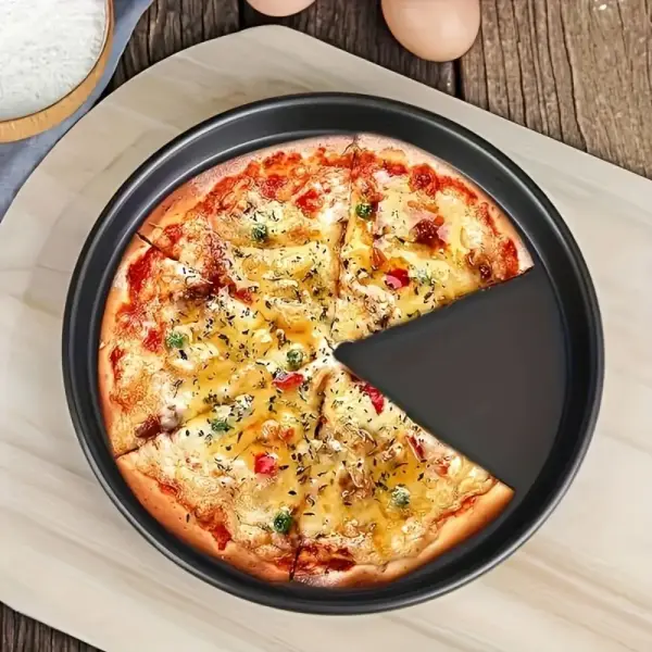 Airfryer-Zubehör: Runde Pizzaform aus Kohlenstoffstahl – Bild 2