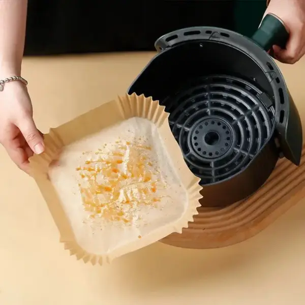 Airfryer-Zubehör: Einlagen eckig mit gewelltem Rand – Bild 4