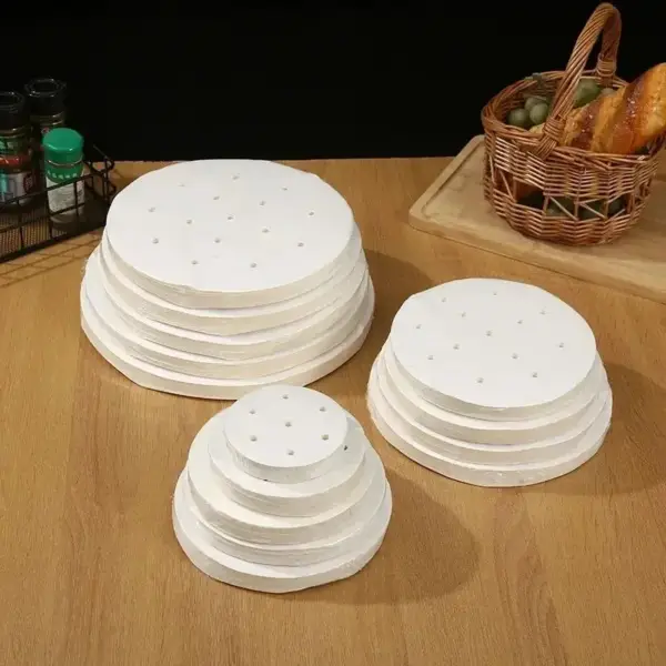 Airfryer Zubehör: runde und eckige Einlagen, gelocht – Bild 5