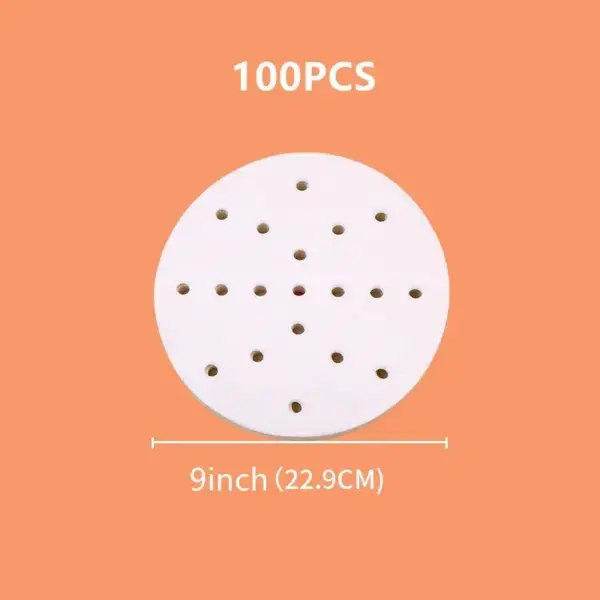 Airfryer Zubehör: Runde Papiereinlagen mit Lochung